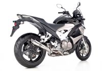 SP Slip on Ersatzdämpfer - silber Auspuff für: HONDA VFR800X Crossrunner RC60