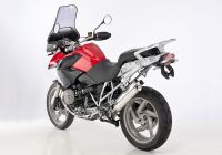 Rac 1 Slip on Ersatzdämpfer - silber Auspuff für: BMW R 1200 GS R12, R 1200 GS Adventure R12