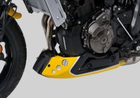 Belly pan - yellow/black/white for: YAMAHA XSR700 RM11/12