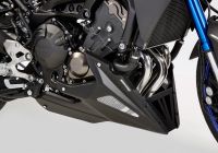 Bugspoiler - schwarz-matt Unterfahrschutz für: YAMAHA FZ1 RN16, FZ1 Fazer RN16