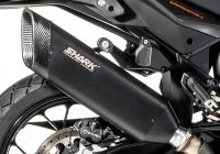 Discover Slip on Ersatzdämpfer - schwarz Auspuff für: SUZUKI DL 1000 V-Strom XT WDD0, DL 1000 V-Strom WDD0