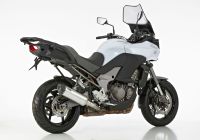 DSX-5 Slip on Ersatzdämpfer - silber Auspuff für: KAWASAKI Versys 1000 LZT00B