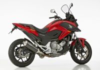 Rac 1 Slip on Ersatzdämpfer Auspuff für: HONDA NC750X RC90, NC750S RC88