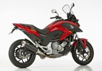 DSX-5 Slip on Ersatzdämpfer - schwarz Auspuff für: HONDA NC700S RC61, Integra 750 RC71