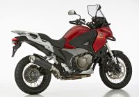 DSX-5 Slip on Ersatzdämpfer - schwarz Auspuff für: HONDA VFR1200X Crosstourer SC76