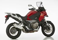 Rac 1 Slip on Ersatzdämpfer - silber Auspuff für: HONDA VFR1200X Crosstourer SC76