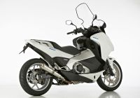 SP slip on exhaust - silver for: HONDA Integra 750 RC89