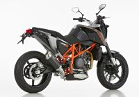 DSX-5 Slip on Ersatzdämpfer Super Short - schwarz Auspuff für: KTM 690 Duke KTM 690 Duke, 690 Duke R KTM 690 Duke