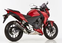 Street GP slip on exhaust for: HONDA CBR500R PC44, CB500F PC45