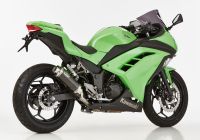 Supersport Slip on Ersatzdämpfer Super Short Auspuff für: KAWASAKI Ninja 300 EX300A, Z300 ER300A