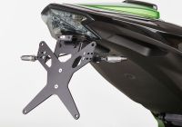 Kennzeichenhalter - schwarz Nummernschildhalter für: KAWASAKI Z800 ZR800A/B, Z800e ZR800C/D