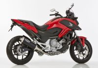 Rac 1 Slip on Ersatzdämpfer - schwarz Auspuff für: HONDA NC750S RC88, NC750X RC90