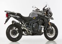 DSX-10 slip on exhaust - matt black for: TRIUMPH Tiger 1200 Explorer V13VG, Tiger 1200 Explorer XC V13VG