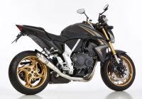 SP Slip on Ersatzdämpfer Super Short - silber Auspuff für: HONDA CB1000R SC60