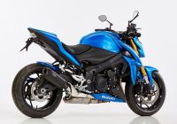 DSX-10 slip on exhaust super short - matt black for: SUZUKI GSX-S 1000F WVDG, GSX-S 1000 WVDG