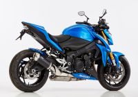 DSX-5 Slip on Ersatzdämpfer Super Short - schwarz Auspuff für: SUZUKI GSX-S 1000F WDG0, GSX-S 1000 WDG0