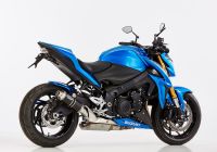 Supersport Slip on Ersatzdämpfer Super Short - schwarz Auspuff für: SUZUKI GSX-S 1000F WDG0, GSX-S 1000 WDG0