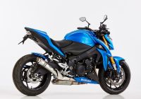 SP Slip on Ersatzdämpfer Super Short - silber Auspuff für: SUZUKI GSX-S 1000F WVDG, GSX-S 1000 WVDG