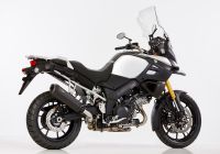 DSX-10 slip on exhaust - matt black for: SUZUKI DL 1000 V-Strom WDD0, DL 1000 V-Strom XT WDD0