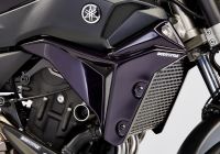 Radiator side cover - purple for: YAMAHA MT-07 RM04