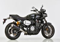 Rac 1 Slip on Ersatzdämpfer - schwarz Auspuff für: YAMAHA XJR1300 RP19