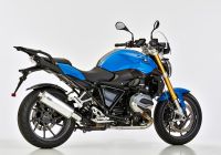 Rac 1 Slip on Ersatzdämpfer - silber Auspuff für: BMW R 1250 R 1R13, R 1250 RS 1R13