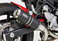 Lap 1 slip on exhaust super short - matt black for: HONDA CBR1000RR SC59