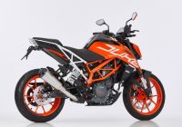 DSX-7 Slip on Ersatzdämpfer Super Short - silber Auspuff für: KTM 390 Duke KTM IS Duke, 250 Duke KTM IS Duke