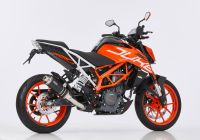 Supersport Slip on Ersatzdämpfer Super Short - schwarz Auspuff für: KTM 250 Duke KTM IS Duke, RC 125 KTM IS RC