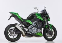 DSX-7 slip on exhaust super short - silver for: KAWASAKI Z900 ZR900B/D