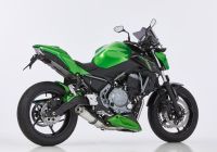 Supersport complete exhaust system - silver for: KAWASAKI Z650 ER650H, Ninja 650 EX650K