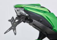Kennzeichenhalter - schwarz Nummernschildhalter für: KAWASAKI Z650 ER650H, Ninja 650 EX650K 7210010