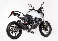 DSX-10 Komplettanlage - schwarz-matt Auspuff für: HONDA CB125R JC79