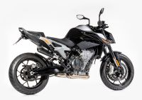 DSX-7 slip on exhaust super short - matt black for: KTM 790 Duke KTM 790 Duke