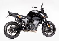 DSX-10 slip on exhaust super short - matt black for: KTM 790 Duke KTM 790 Duke