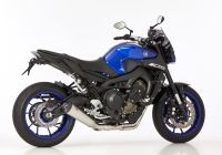 DSX-7 complete exhaust system - silver for: YAMAHA MT-09 Sport Tracker RN29, MT-09 RN29