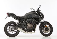 DSX-7 Komplettanlage - silber Auspuff für: YAMAHA MT-07 Motocage RM04, MT-07 RM04