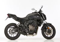 DSX-10 Komplettanlage - schwarz-matt Auspuff für: YAMAHA MT-07 RM17/RM18, MT-07 Motocage RM17/RM18