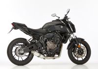 Supersport Komplettanlage Super Short - silber Auspuff für: YAMAHA MT-07 RM17/RM18, MT-07 Motocage RM17/RM18