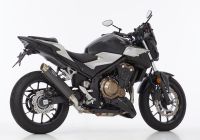 SRC 4 Slip on Ersatzdämpfer Auspuff für: HONDA CBR500R PC44, CB500F PC45
