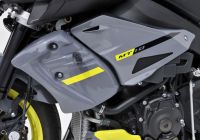 Kühlerseitenverkleidung - grau/gelb Kühlerseitenschutz für: YAMAHA MT-10 RN45 6580624