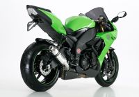 Supersport slip on exhaust super short - silver for: KAWASAKI ZX-10R ZXT00E/F