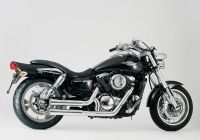 Double Groove Komplettanlage - silber Auspuff für: SUZUKI M 1600 Intruder VNT60B, VZ 1600 Marauder VNT60B KAWASAKI VN 1600 Mean-Strea