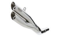 Pro 2 slip on exhaust - silver for: HONDA CB600 Hornet PC41, CBR600F PC41