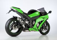 SP slip on exhaust super short for: KAWASAKI ZX-10R ZXT00E/F