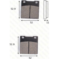 disk brake pads MCB 055 ABE approved