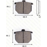 Bremsklötze Scheibenbremsbeläge MCB 062 mit ABE