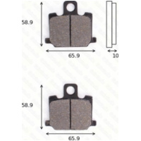 Bremsklötze Scheibenbremsbeläge MCB 507 mit ABE