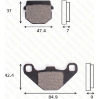 disk brake pads MCB 519 SR