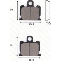 Bremsklötze Scheibenbremsbeläge MCB 521 mit ABE